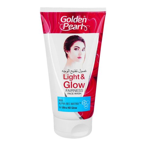 Golden Pearl Light & Glow Fairness Face Wash With Alpha-Bec Matrix, 150ml