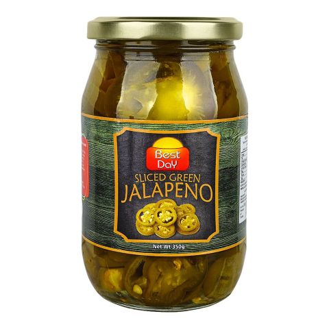 Best Day Sliced Green Jalapeno, 350g