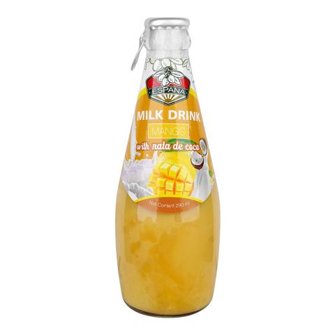 Espana Mango Milk Drink With Nata De Coco, 290ml