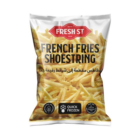 Fresh Street Shoestring French Fries, 0% Trans Fat, Cholesterol Free, 1kg