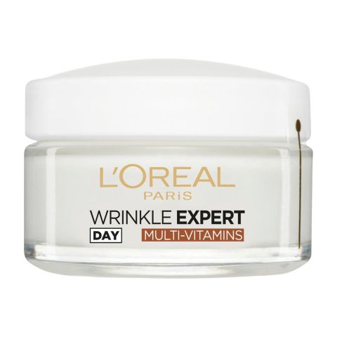 L'Oreal Paris Wrinkle Expert Multi-Vitamins Anti-Wrinkle Strengthening Care Day Cream, For 65 Plus Years, 50ml