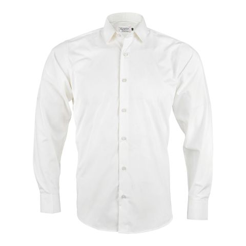 Pace Setters Men's White Solid Shirt, PS-2195