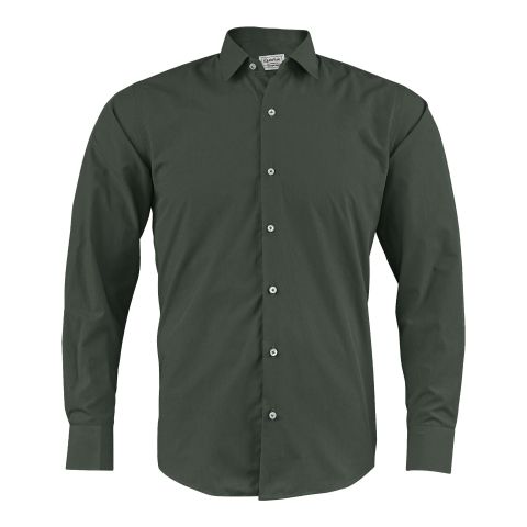 Pace Setters Men's Old Green Solid Shirt, PS-2195