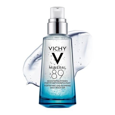 Vichy Mineral 89 Fortifying & Hydrating Daily Skin Booster Serum With Hyaluronic Acid, Fragrance & Oil-Free