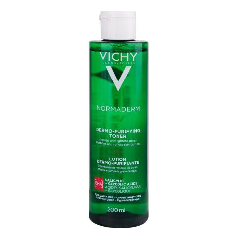 Vichy Normaderm Purifying Pore-Tightening Lotion, Sensitive Skin, 200ml