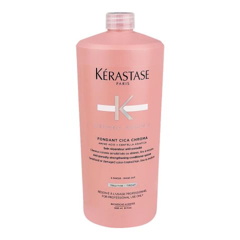 Kerastase Chroma Absolu Fondant Cica Chroma Strengthening Conditioner, For Color Treated Hair, 1000ml