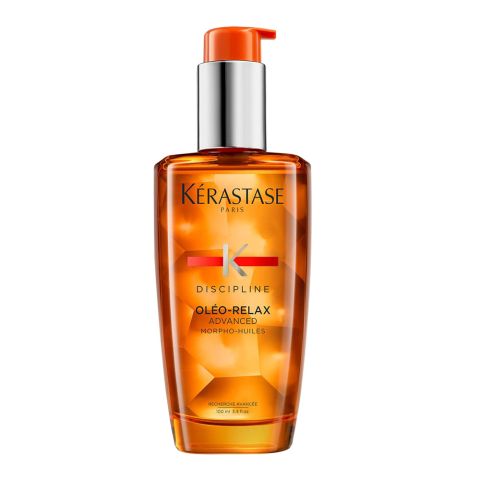 Kerastase Discipline Oleo-Relax Advanced Hair Oil & Heat Protectant With Coconut Oil, For Frizzy Hair, 100ml