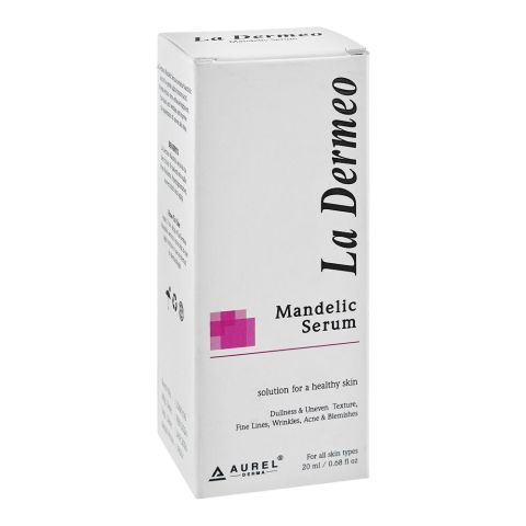 La Dermeo Mandelic Acid Serum, Anti-Aging, Acne & Blemish Treatment, For All Skin Types, 20ml