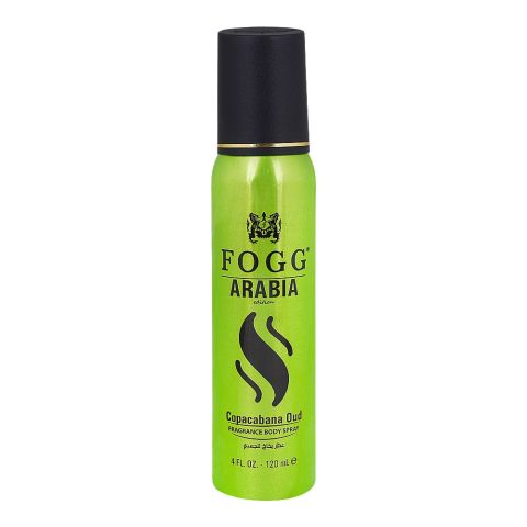 Fogg Arabia Edition Copacabana Oud Fragrance Body Spray, For Men, 120ml