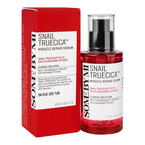 Some By MI Snail Truecica Miracle Repair Serum, For Post-Acne Marks, 50ml