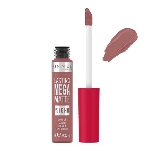 Rimmel London Lasting Mega Matte Liquid Lipstick, Vegan, 7.4ml, 110 Blush