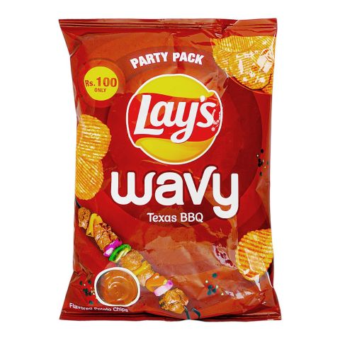 Lay's Wavy Texas BBQ Chips, 70g