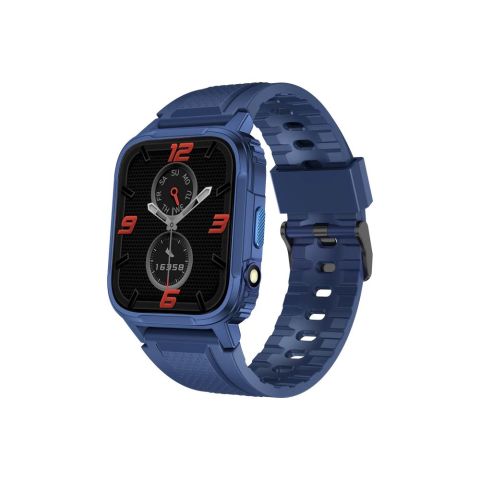 Yolo 1.96" HD IPS Display Arena Smart Watch, IP68 Water Resistance, Blue