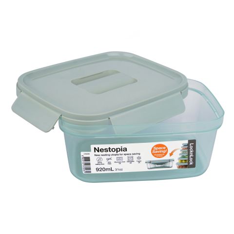 Lock & Lock Nestopia Rectangular PP Plastic Container, 920ml Capacity, LLLTN330