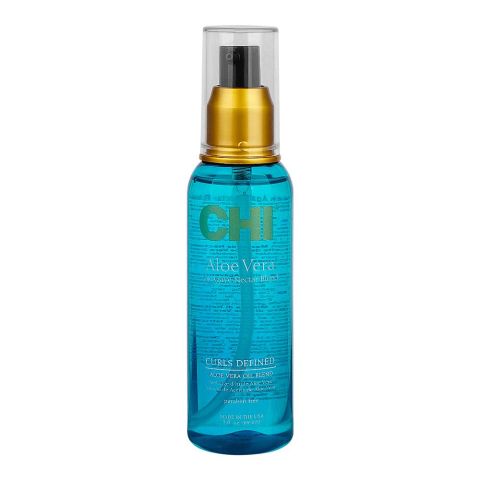 CHI Aloe Vera With Agave Nectar Blend Curls Defined Hair Oil, Paraben Free, 89ml