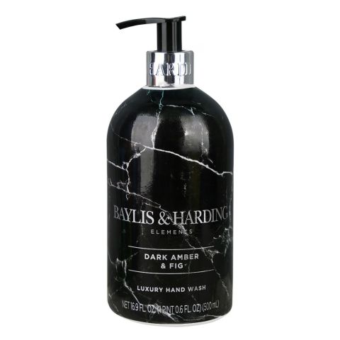 Baylis & Harding Elements Dark Amber & Fig Luxury Hand Wash, 500ml