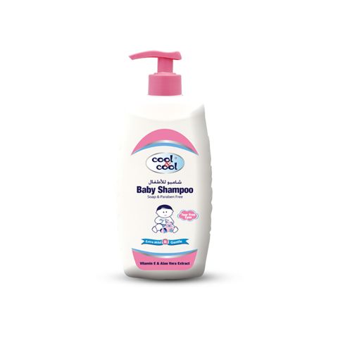 Cool & Cool Baby Shampoo With Vitamin E & Aloe Vera, Soap & Paraben Free, 500ml