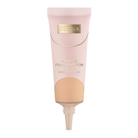 Zeena Matte Liquid Foundation High Coverage, 25ml, 020