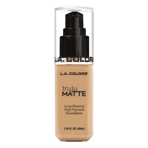 L.A. Girl Truly Matte High Pigment Liquid Foundation, 40ml, CLM352 Natural