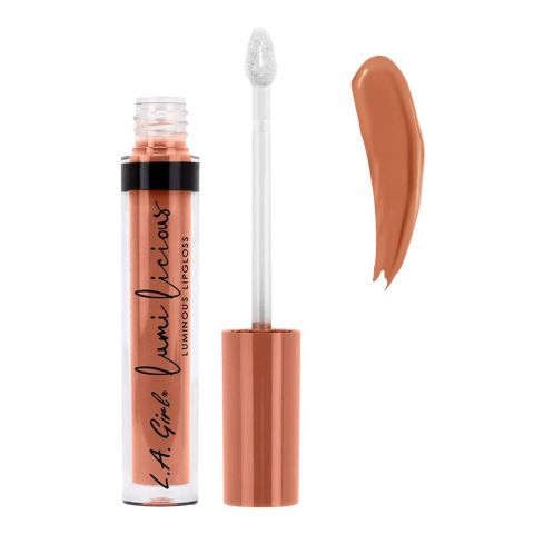 L.A. Girl Lumilicious Luminous Lip Gloss, 3ml, GLG942 Chill