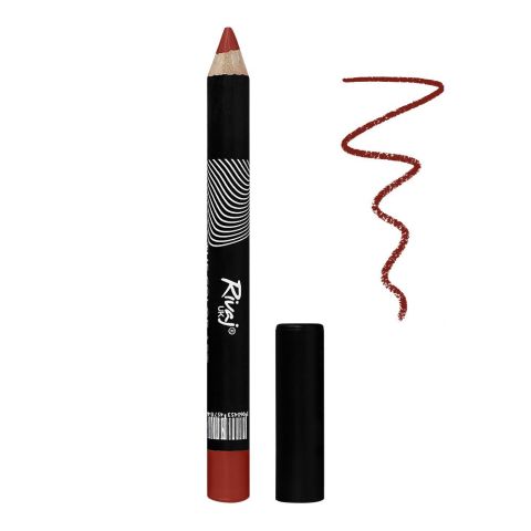 Rivaj UK The Color Art Lipstick Pencil, Long Lasting, Waterproof, No. 14 Hot Red