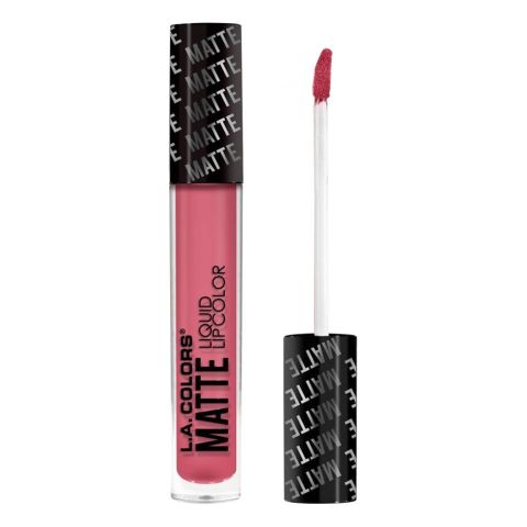 L.A. Colors Matte Lip Color, Liquid Lipstick, CLG414 Pumped