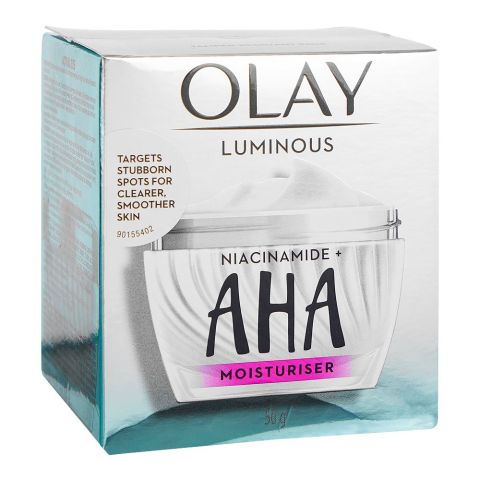 Olay Luminous Niacinamide+AHA Moisturizer, 50g