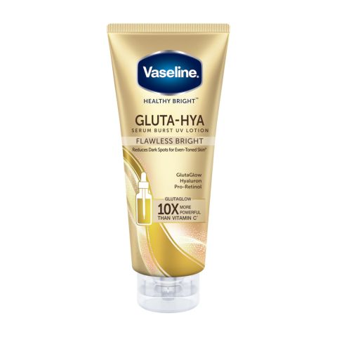 Vaseline Healthy Bright Gluta-Hya Flawless Glow Serum Burst UV Lotion, 300ml