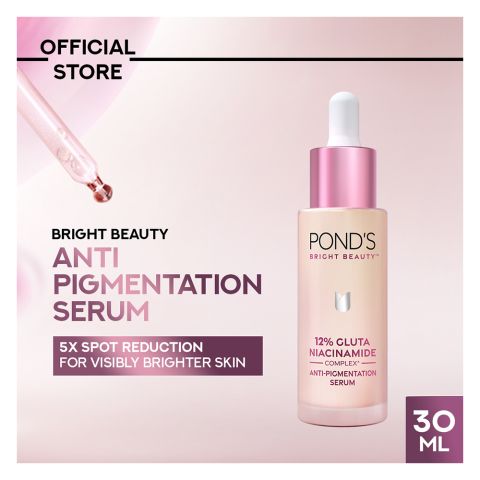 Pond's Bright Beauty 12% Gluta Niacinamide Anti Pigmentation Serum, 30g