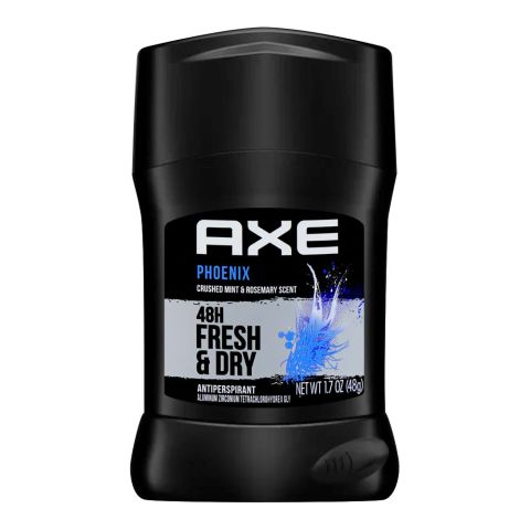 Axe Phoenix Antiperspirant Deodorant Stick, Crushed Mint & Rosemary, For Men, 48g