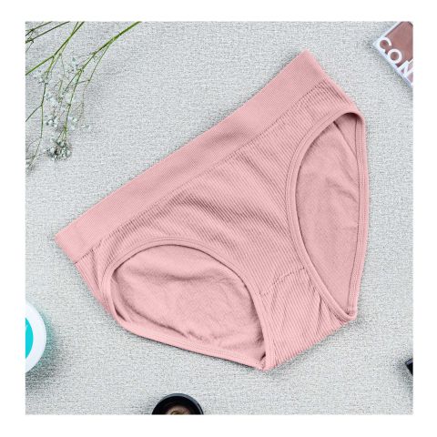 Omi Beauty Women's Cotton Brief Panty, Pink, OMI-CB-P