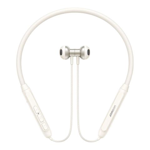 Joyroom Wireless Neckband Headphones, White, JR-D8