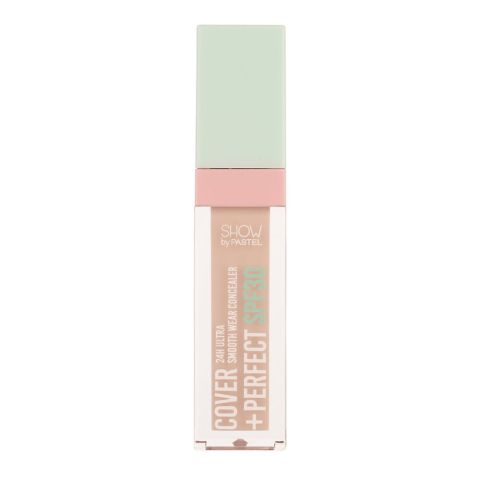 Pastel Cover + Perfect Concealer with SPF30, 24 Hours Ultra Smooth Wear, 7.8ml, 302 Light Rose