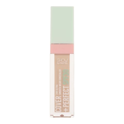 Pastel Cover + Perfect Concealer with SPF30, 24 Hours Ultra Smooth Wear, 7.8ml, 303 Baby Powder