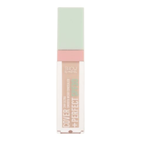 Pastel Cover + Perfect Concealer with SPF30, 24 Hours Ultra Smooth Wear, 7.8ml, 304 Nude Pink