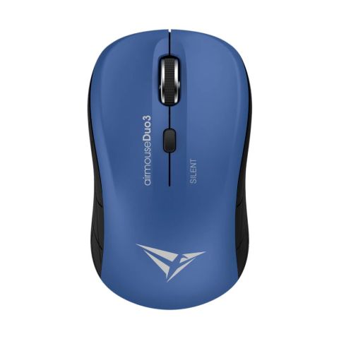 Alcatroz Airmouse Duo3 Silent Multi-Connection Wireless Mouse, Blue & Black