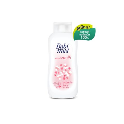 Babi Mild White Sakura Organic Baby Lotion, 180ml