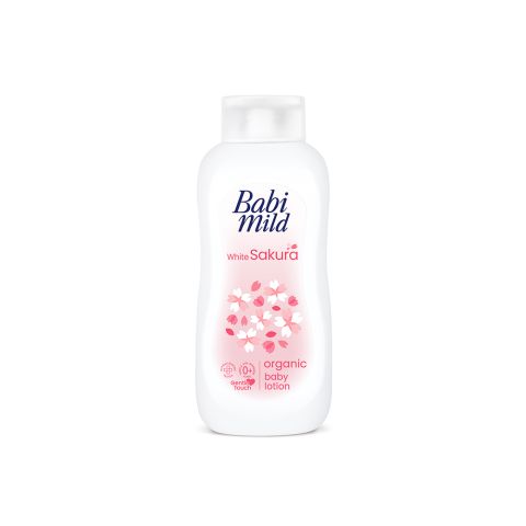 Babi Mild White Sakura Organic Baby Lotion, 180ml