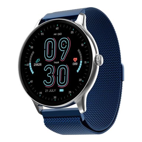 Zero 1.39" Nova HD Display Smart Watch, IP67 Water Resistant, Blue