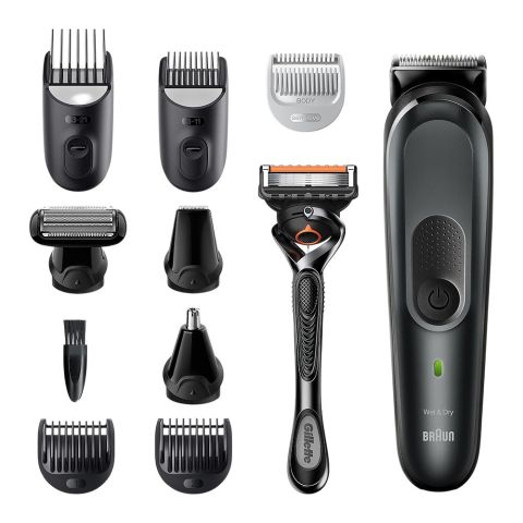 Braun All-in-one Trimmer 7, 10in1 Multigroom Styling Kit For Hair, Beard & Body, MGK-7331