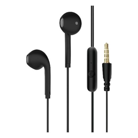 Yolo Aux Wired Earphone, Handsfree, Black, Y-11