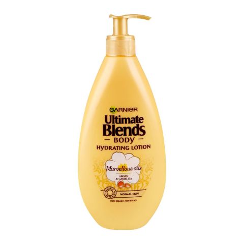 Garnier Ultimate Blends Argan & Camellia Oil Hydrating Body Lotion, For Normal Skin, 400ml