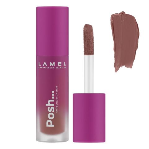 LAMEL Posh Matte Liquid Lip Stain, 4ml, 403 Daily Nude