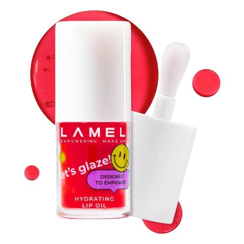 LAMEL Let's Glaze Hydrating Lip Oil, 4ml, 403 Sweet Cherry