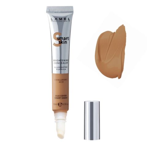 LAMEL Smart Skin Brightening Concealer with Hyaluronic Acid, 15ml, 405 Honey