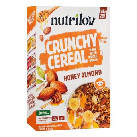 Nutri Lov Crunchy Cereal Honey Almond Box, 300g