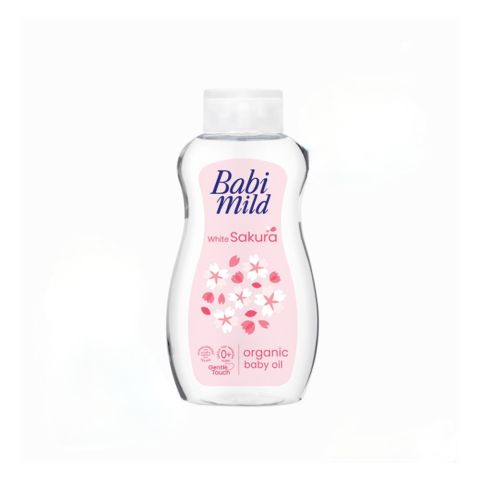 Babi Mild White Sakura Organic Baby Oil, 200ml