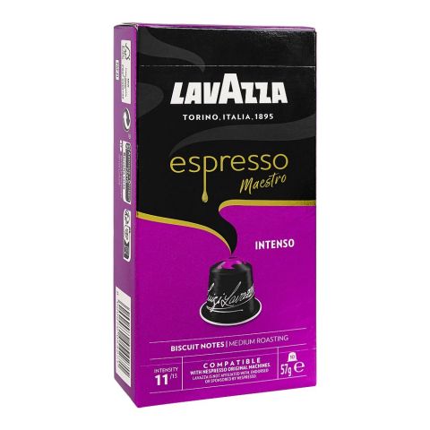 Lavazza Espresso Maestro Intenso Coffee Pods, 10-Pack