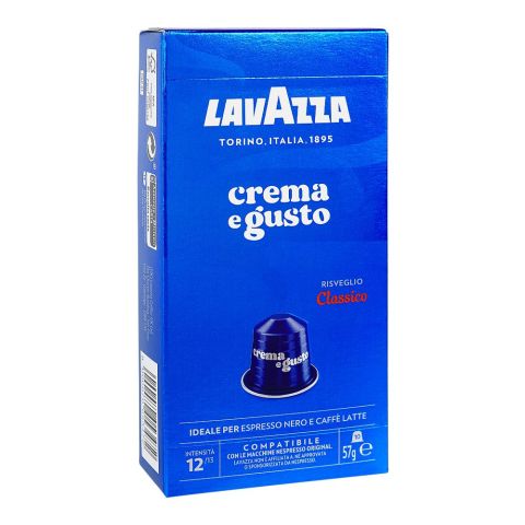 Lavazza Crema e Gusto Risveglio Classico Coffee Pods, 10-Pack