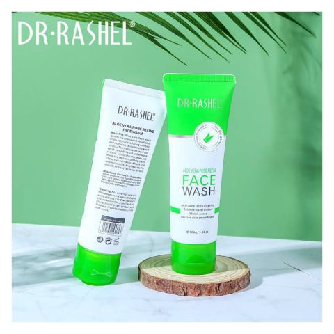 Dr. Rashel Aloe Vera Pore Refine Face Wash, For All Skin Types, 100g